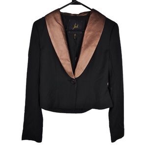JACK by BB DAKOTA BLAZER SUIT JACKET BLACK BRONZE
